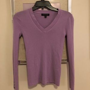 Banana Republic XS Womens merino sweater purple